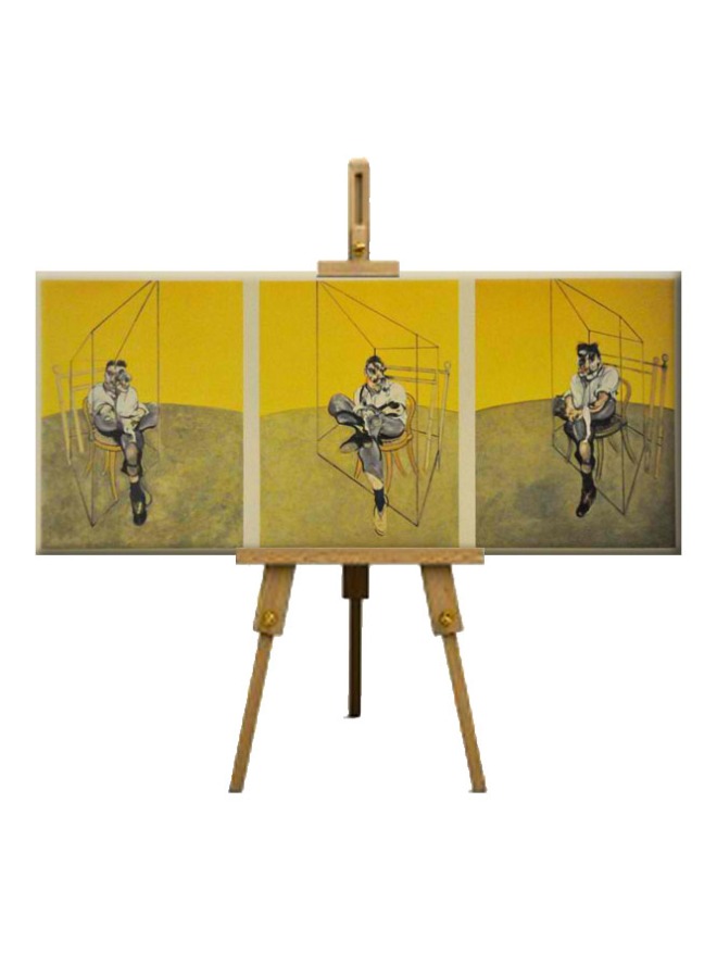 3 Three Studies of Lucian Freud by Francis Bacon (1969)