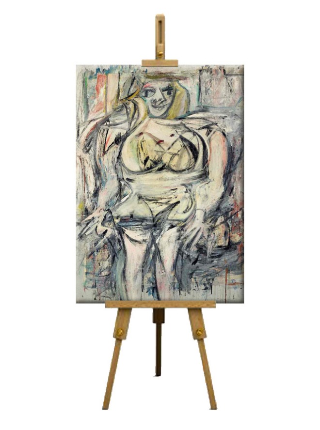 5 Woman III by Willem de Kooning (period of 1951 to 1953)